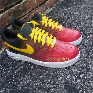 Custom Washington Commanders airforce  1s